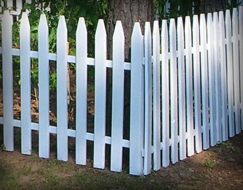 Build Your Own Picket Fence Pattern DIY Civil War Garden Fence Etsy