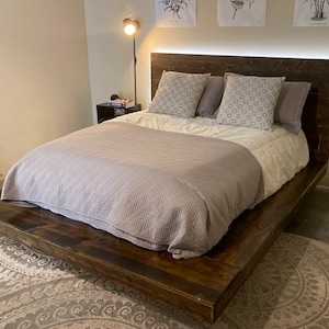 DIY Floating Platform Bed How-to Book; Digital Downloadable PDF Pattern Plan to Easily Build Any Size Bed
