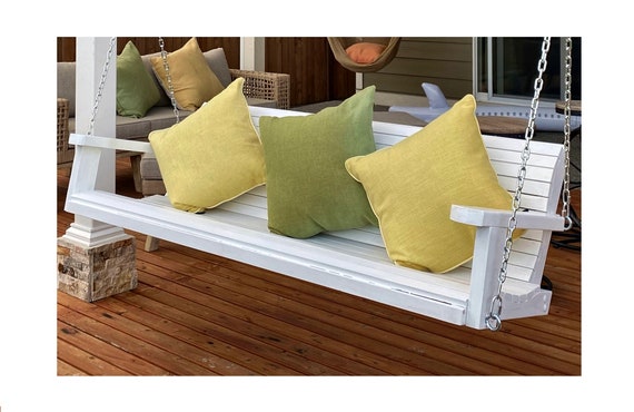DIY Porch Swing How to Book Digital Downloadable PDF Pattern Plan to Easily Build 5 Long X 16 Deep Hanging Porch Swing Etsy UK
