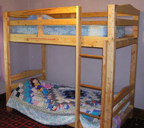 Build Your Own Bunk Bed Pattern DIY King Queen Full or Twin Etsy