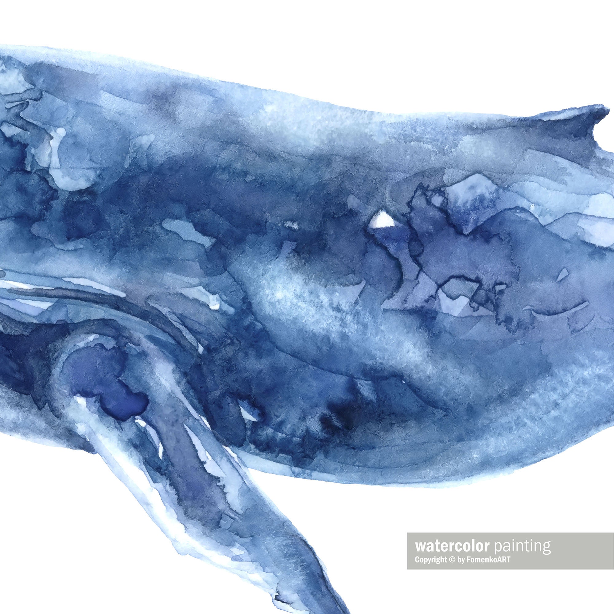 Whale Art Humpback Whale Print Printable Wall Art 3 Piece Poster ...