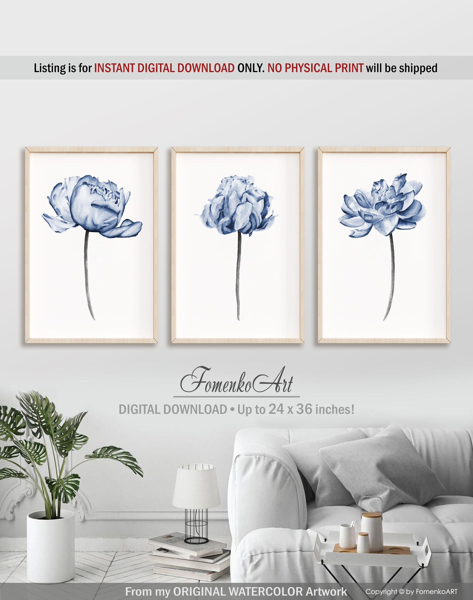 Downloadable prints wall art Kitchen wall decor Bedroom wall Etsy