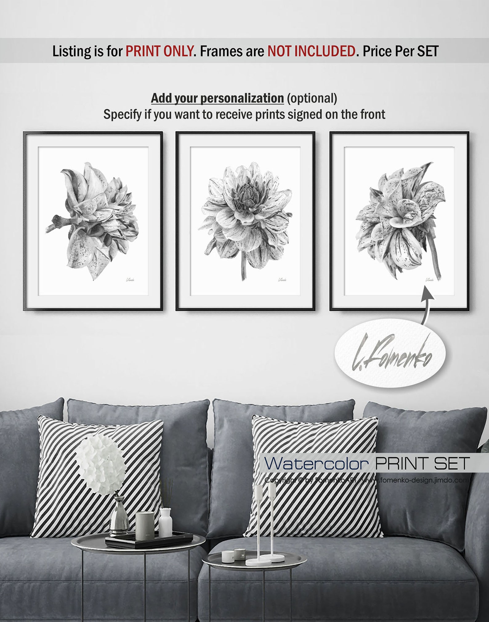 Black and white Wall art prints wall art Bedroom wall decor | Etsy