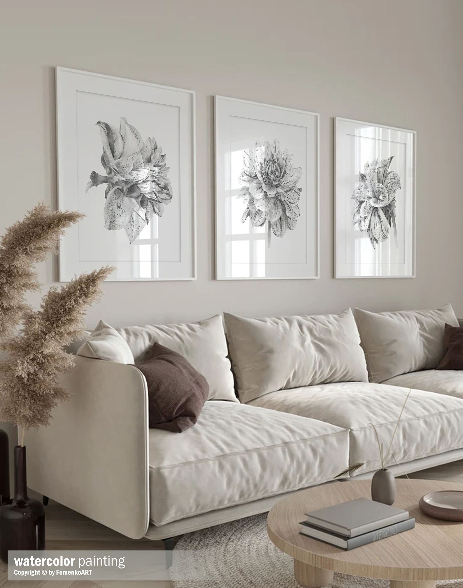 Bathroom Wall Art Set Black and White Prints Wall Art Kitchen - Etsy