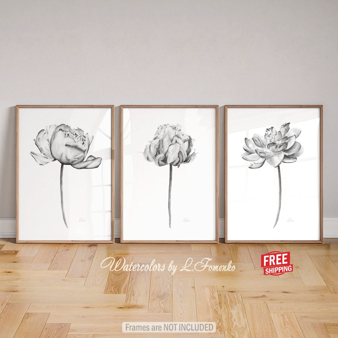 Black and White Wall Art Bedroom Wall Decor Living Room Canvas - Etsy