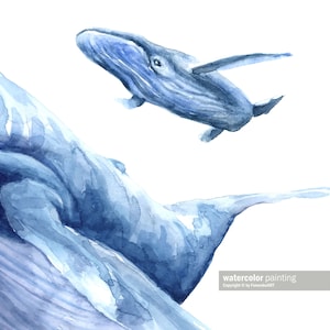 Whale Art Print, Humpback Whale Print, Printable Wall Art Nursery Print ...