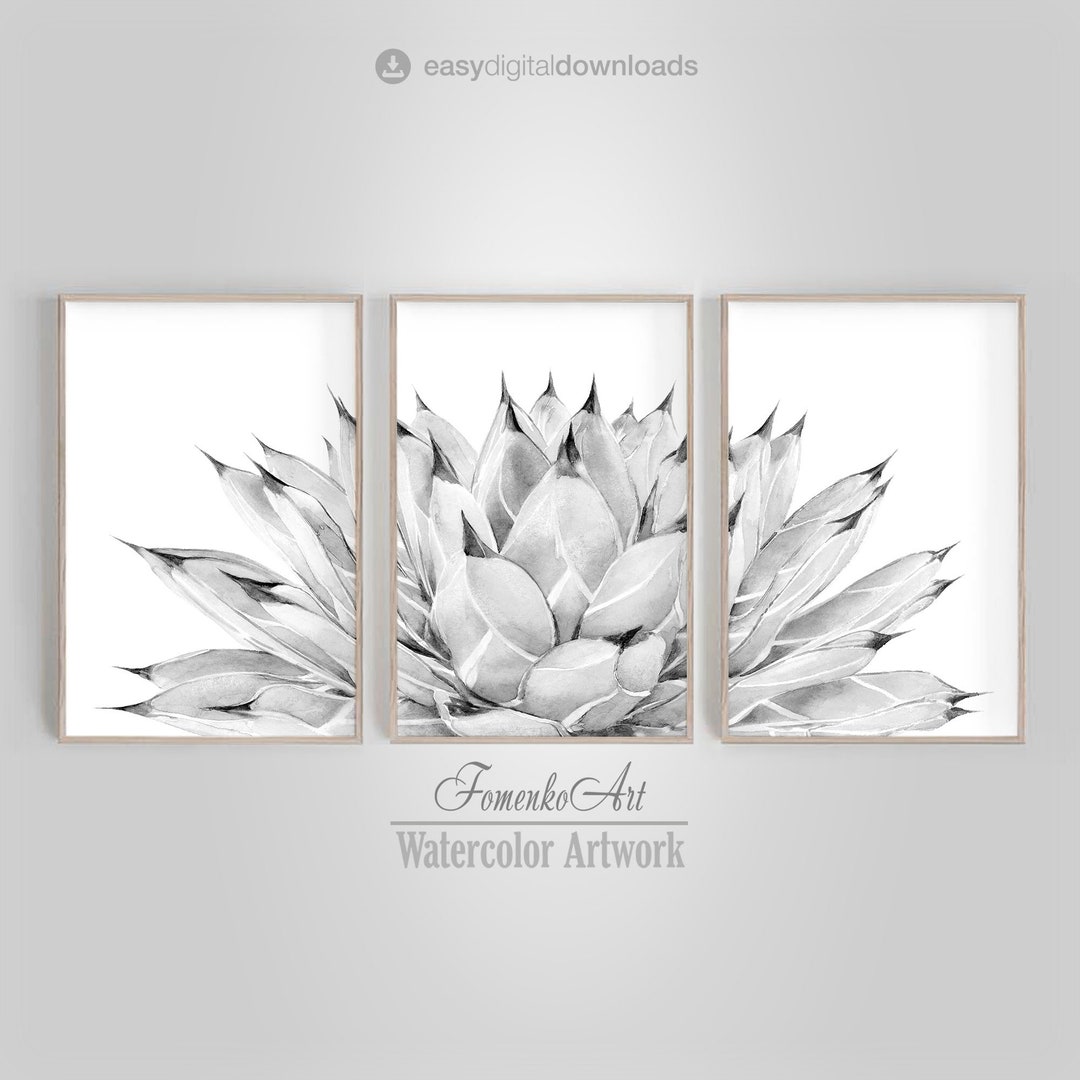 Black White Prints Bathroom Wall Decor Black and White Wall - Etsy