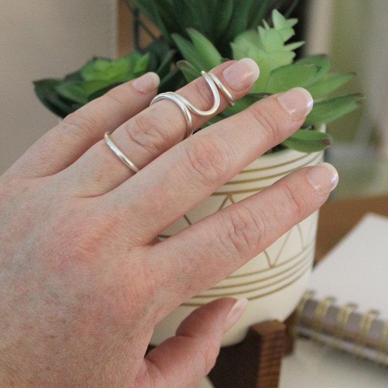 Swansplint™ Silver Ring Splint for Swan Neck Deformity Etsy