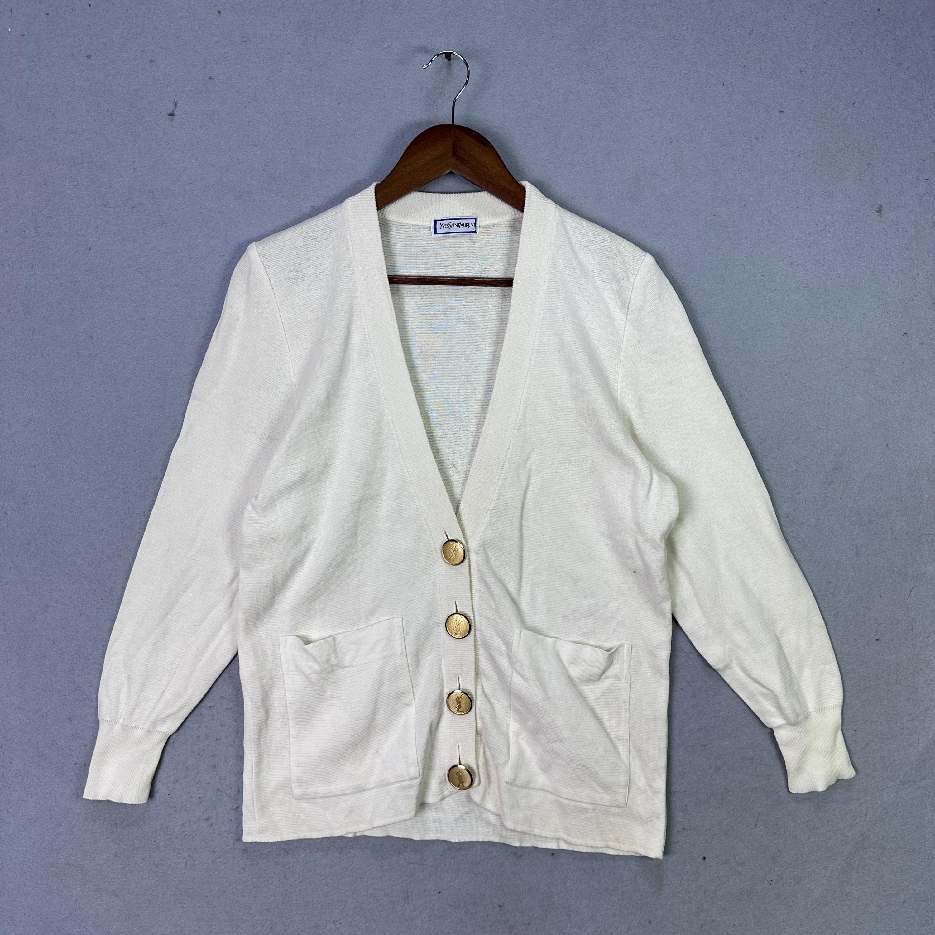 Yves Saint Laurent Cardigan - Etsy