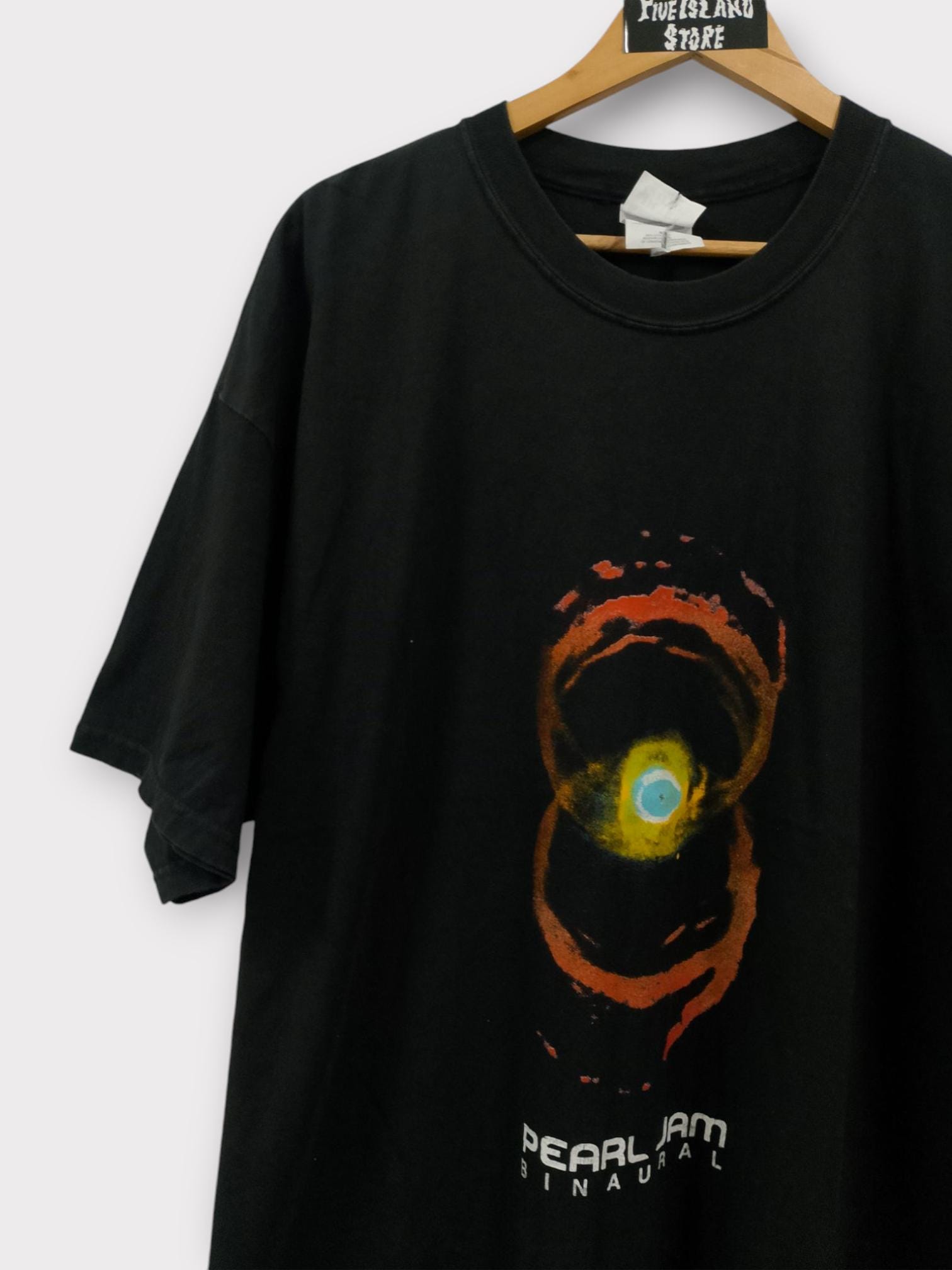 Vintage 2000 Pearl Jam Binaural Tour Tee Band T Shirt Y2K Rock 