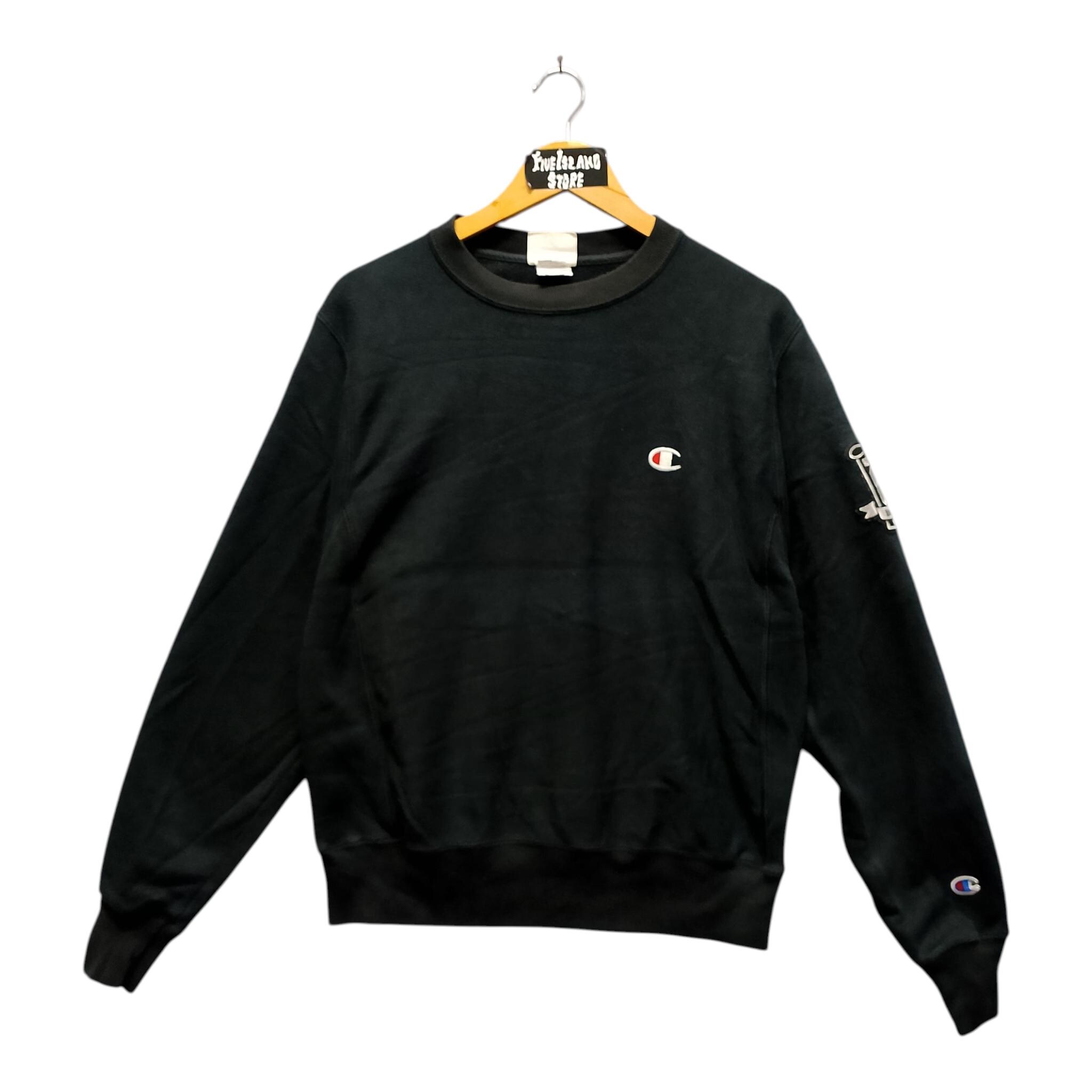 Vintage Champion Reverse Weave 1999 80th Anniversary Black