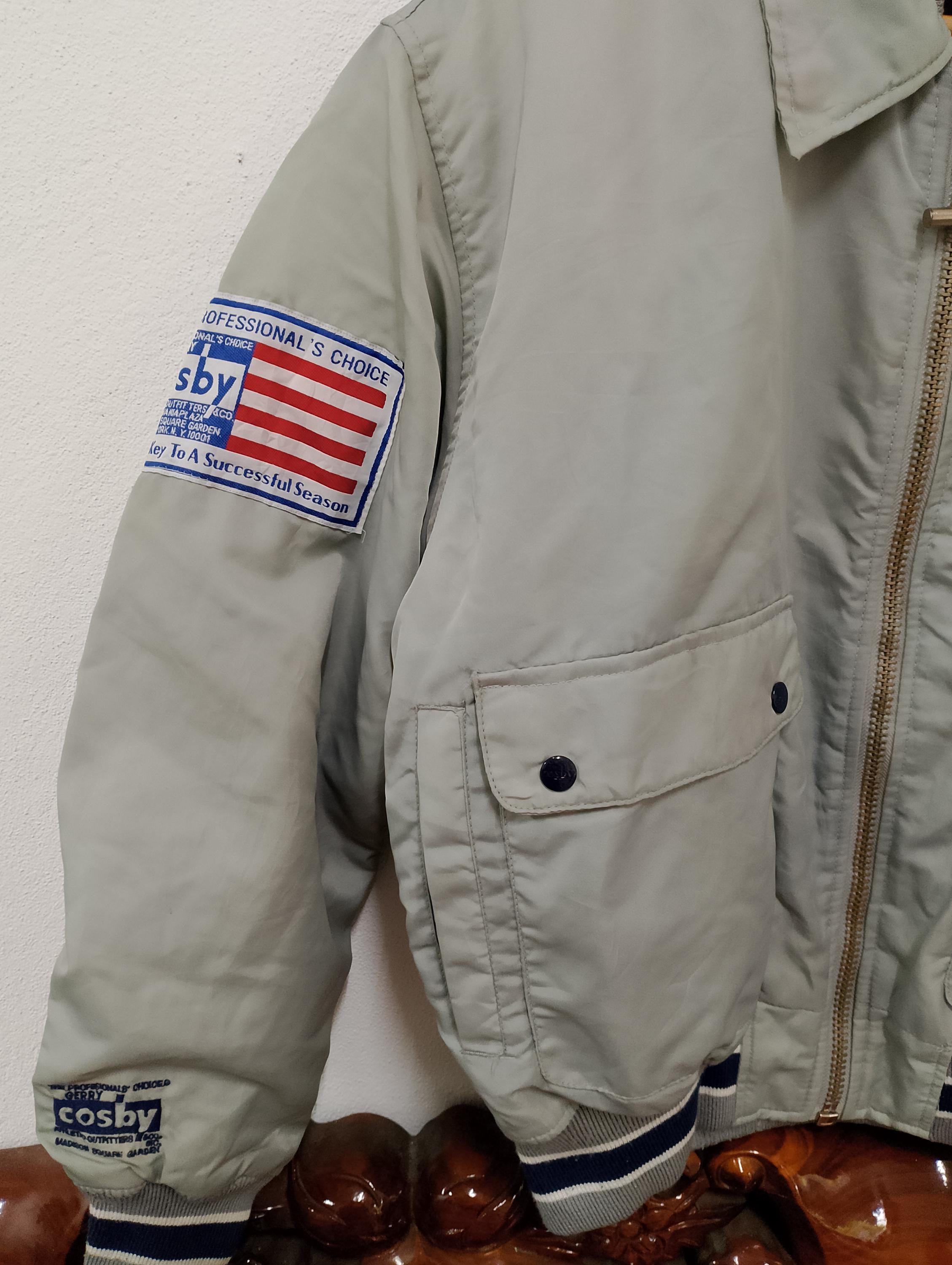 Vintage 90s Gerry Cosby Madison Square Garden Jacket – USA Flag 
