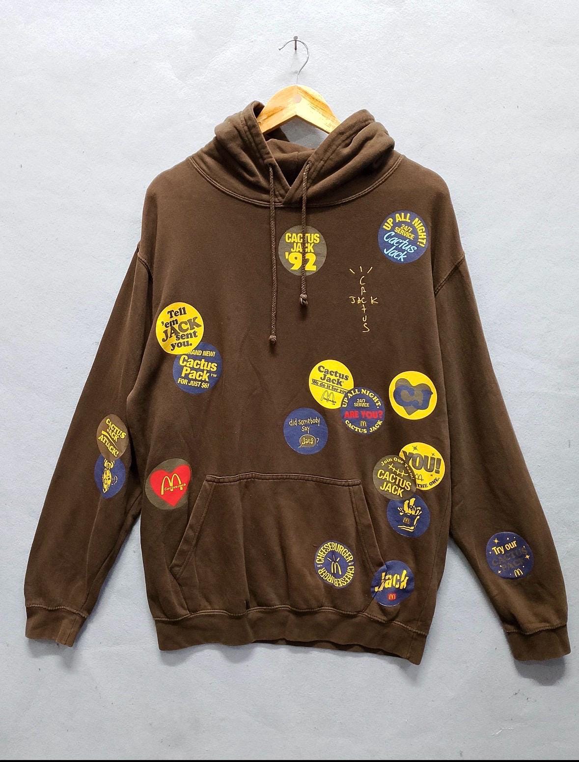 cactus jack khaki hoodie