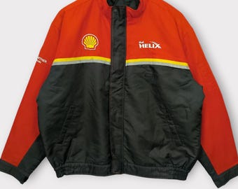 ヴィンテージ シェル ヘリックス フェラーリ トラック スタッフ 