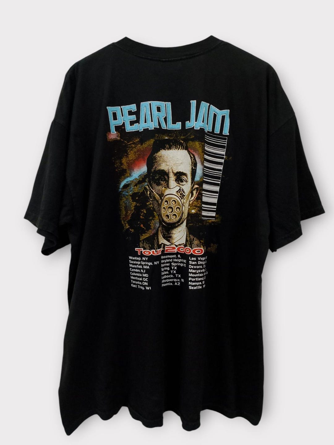 Vintage 2000 Pearl Jam Binaural Tour Tee Band T Shirt Y2K Rock