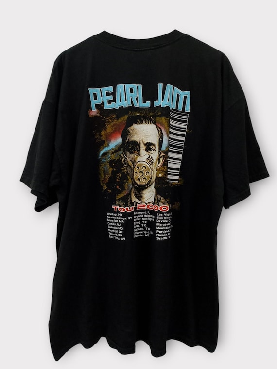 Vintage 2000 Pearl Jam Binaural Tour Tee Band T Shirt Y2K Rock
