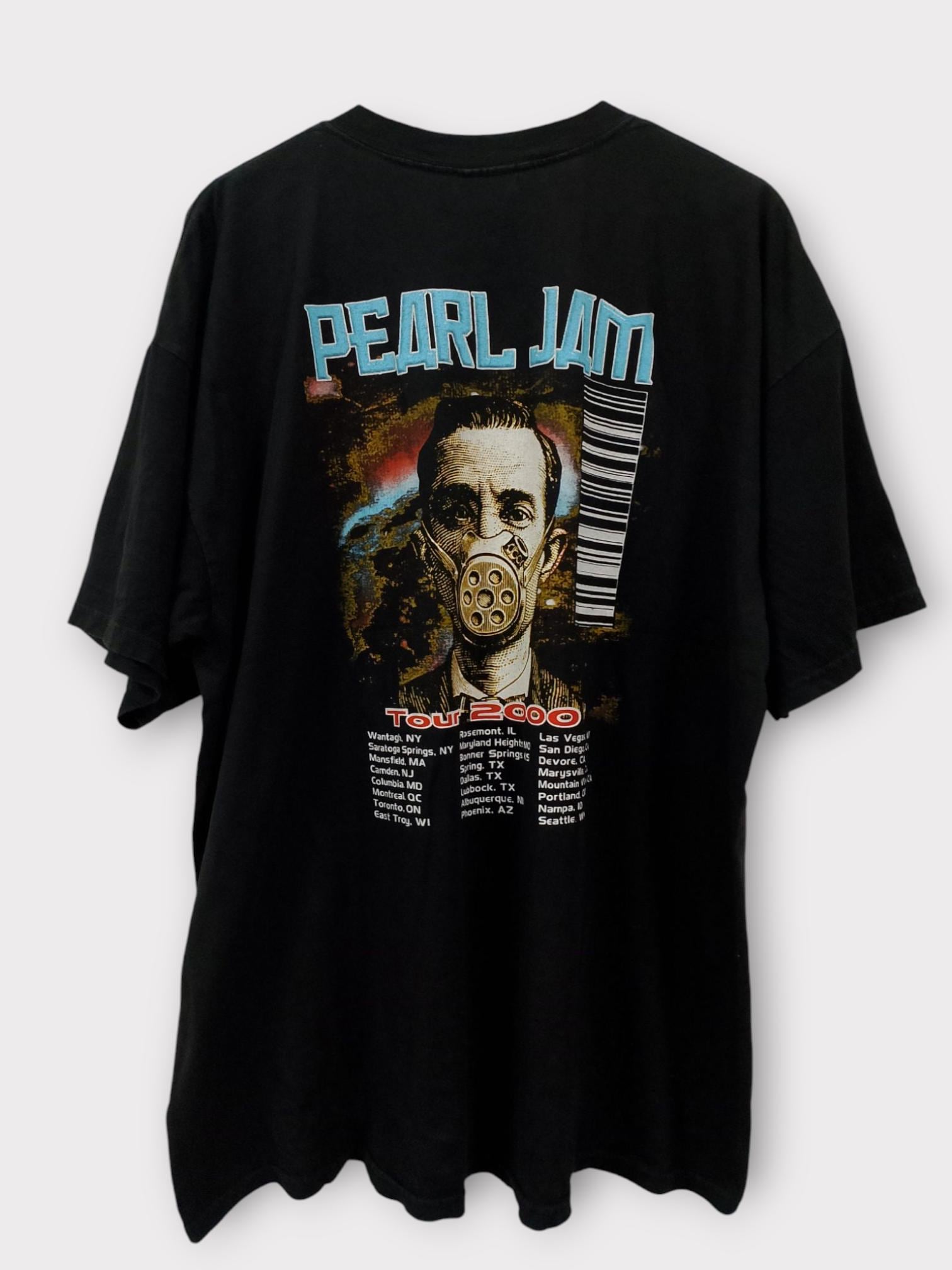 Vintage 2000 Pearl Jam Binaural Tour Tee Band T Shirt Y2K Rock 