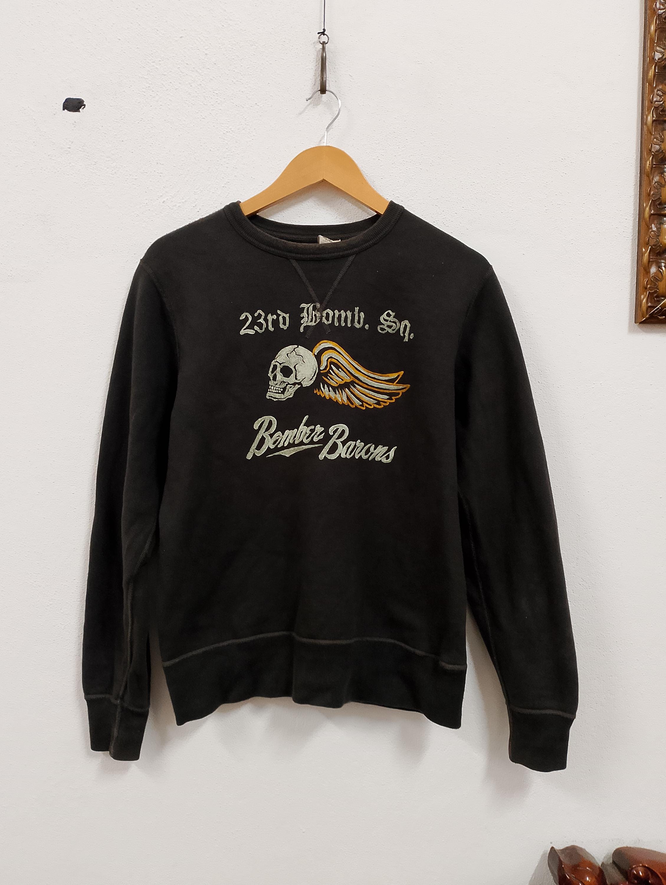 Buzz Rickson Bomber Barons Sweatshirt M, WWII 23rd Bomb Squadron