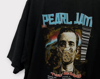 Vintage 2000 Pearl Jam Binaural Tour Tee Band T Shirt Y2K Rock