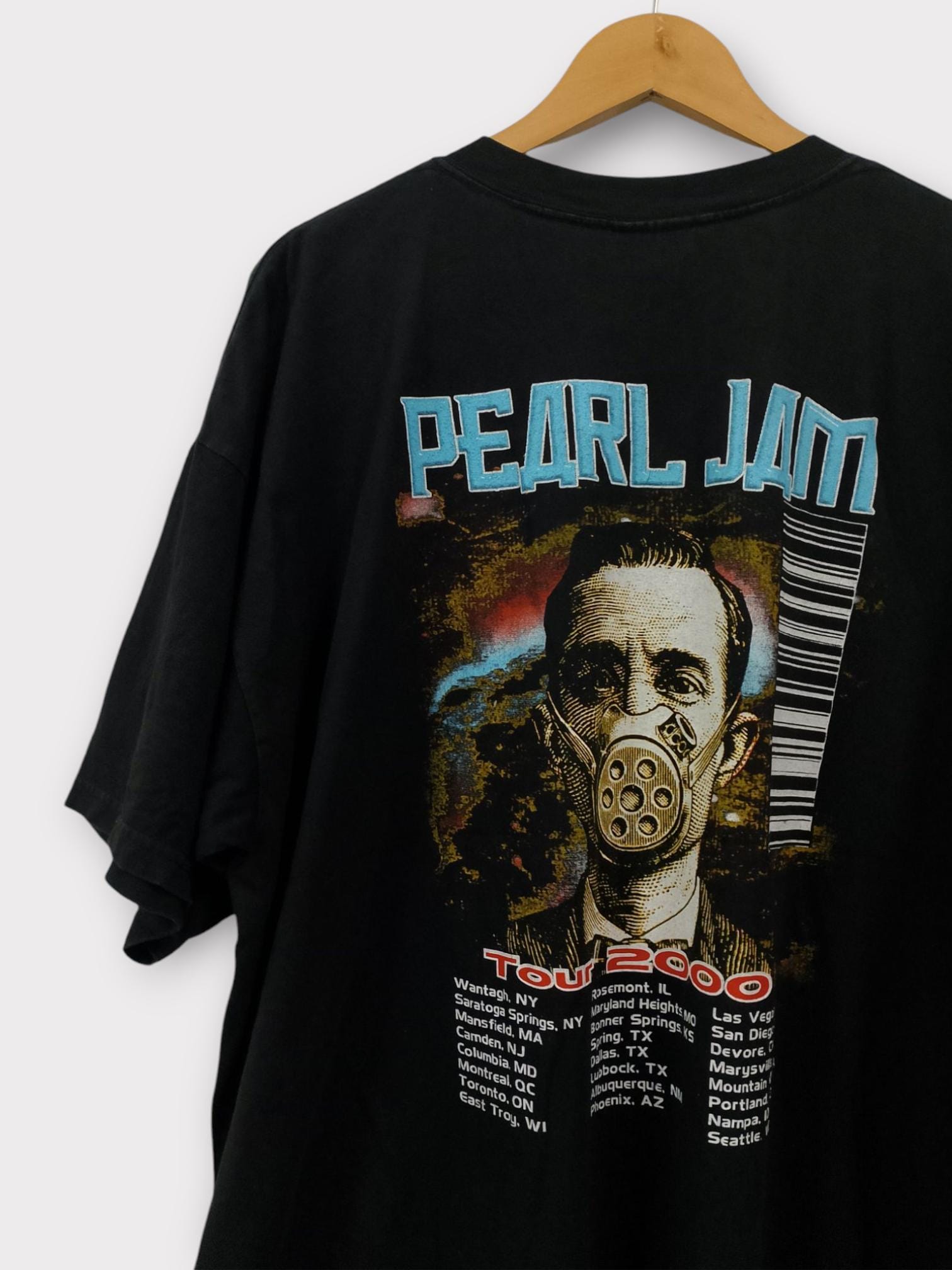 Vintage 2000 Pearl Jam Binaural Tour Tee Band T Shirt Y2K Rock