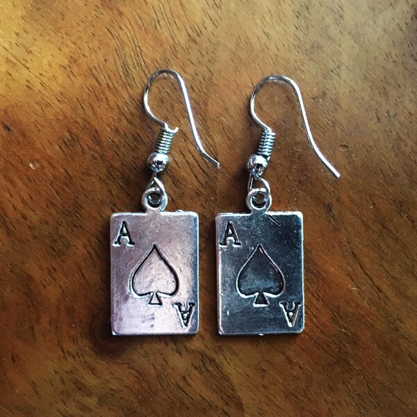 Ace of Spades Earrings