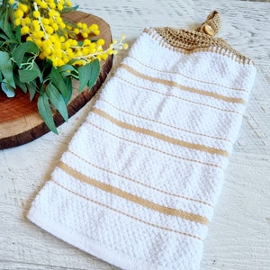 Kitchen Hand Towel Vintage Handmade Single Crochet Tea Towel 9 Styles Twenty Three