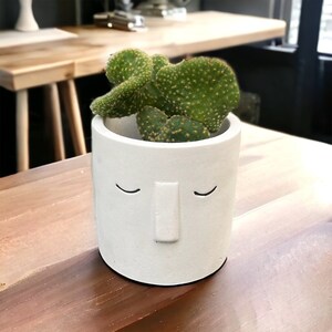 Cute Face Pot | with Drainage Hole | Atelier IDeco