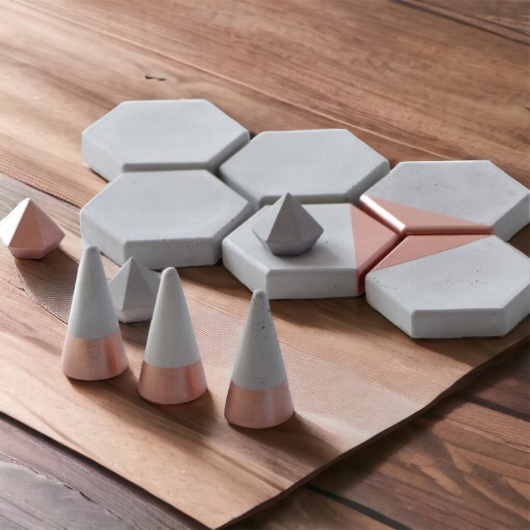 Lot De 10 Supports Bagues En Plastique Carrés - Présentoirs Pour Bijoux, Médailles, Petits Objets