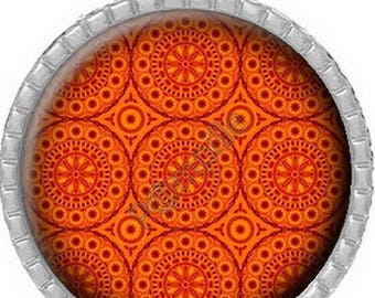 Pendant Cabochon - orange (232)