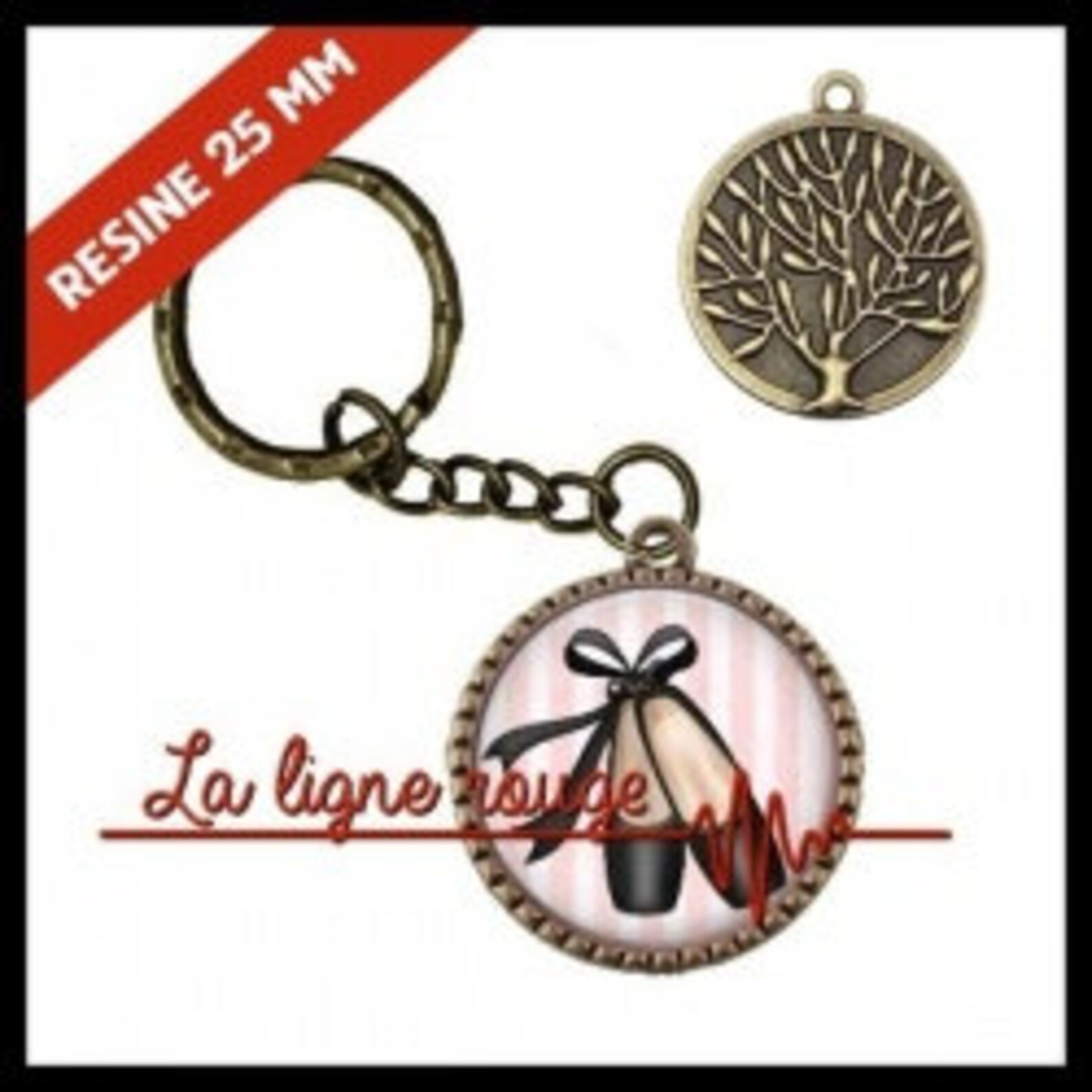 to choose from-with or without support cabochon, resin or glass, silver or bronze - ballet shoes (9300) - gift birthday christma to choose from-with or without support cabochon, resin or glass, silver or bronze - ballet shoes (9300) - gift birthday christma