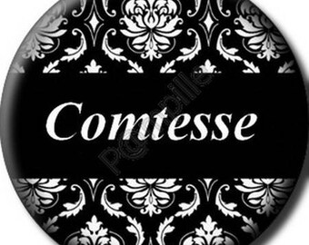 Cabochon resin 25 mm - Countess - (546) stick