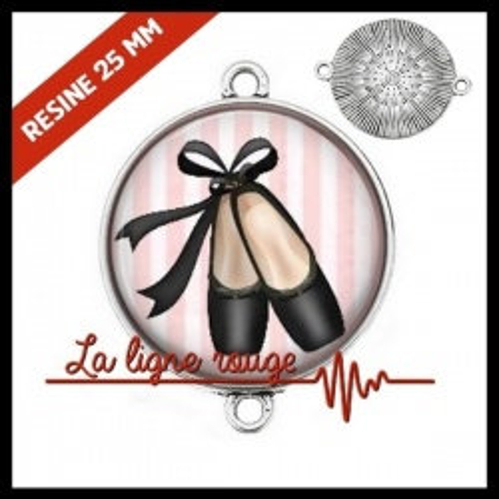 to choose from-with or without support cabochon, resin or glass, silver or bronze - ballet shoes (9300) - gift birthday christma to choose from-with or without support cabochon, resin or glass, silver or bronze - ballet shoes (9300) - gift birthday christma