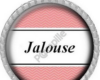 Cabochon pendant - jealous (754)
