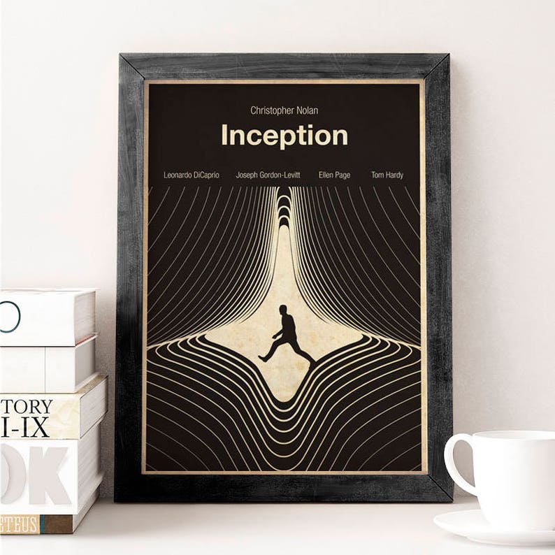 Inception Dream Minimalist Movie Poster Inception Film poster INCEPTION Movie Poster