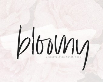 Bloomy - A Chic Handwritten Brush Font - TTF / OTF