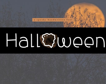 Halloween - Fun Handwritten Font - TTF / OTF