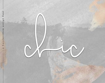 Chic - A Handwritten Signature Script Font - TTF / OTF