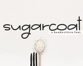 Sugarcoat - A Clean Handwritten Font - TTF / OTF