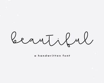 Download Handwritten Font Etsy SVG Cut Files