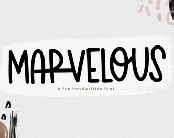 Marvelous - Fun Handwritten Font - TTF / OTF