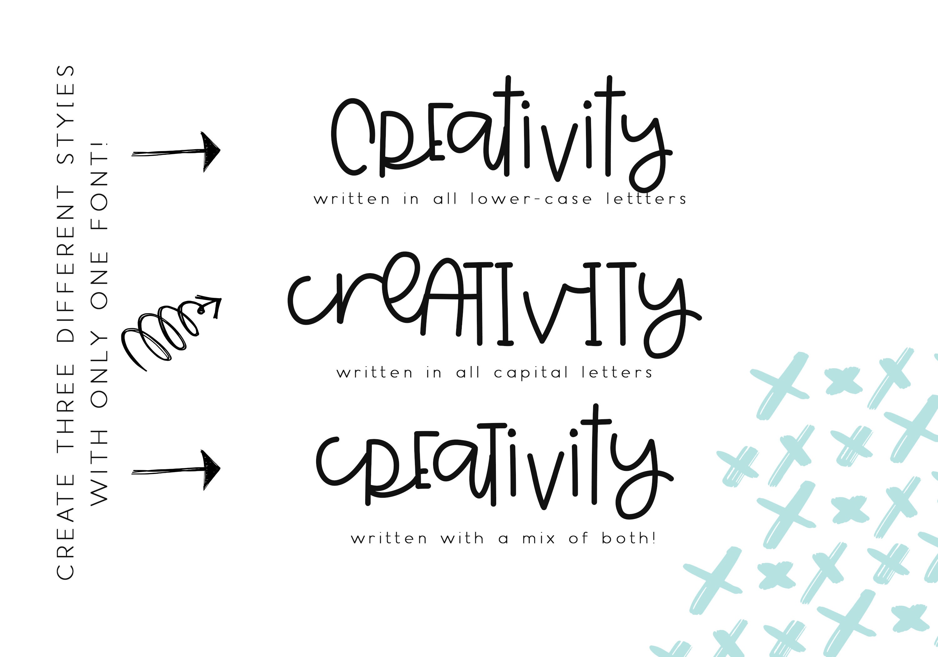 Fun Overlapping Font Sidewalk Font - A Fun and Mismatched Font, Fonts for Cricut, Crafting ...
