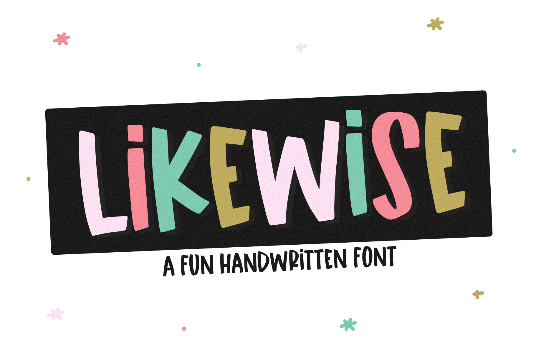 Likewise Font cute Font Cricut Font Quirky Font Fonts for Etsy