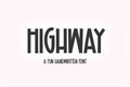 Highway Font - Tall Font, Cricut Fonts, Cute Font, Banner Fonts, Fonts for Cricut, Teacher Fonts, Canva Font, Laser Fonts