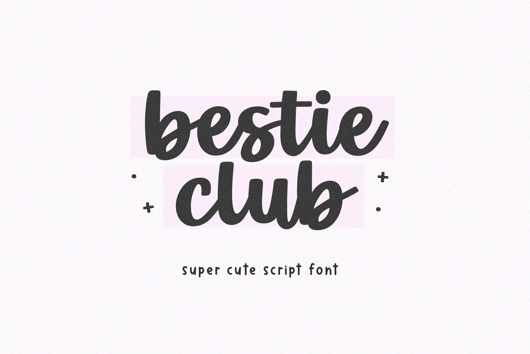 Bestie Club フォント - 手書きスクリプトフォント、Cricut フォント  