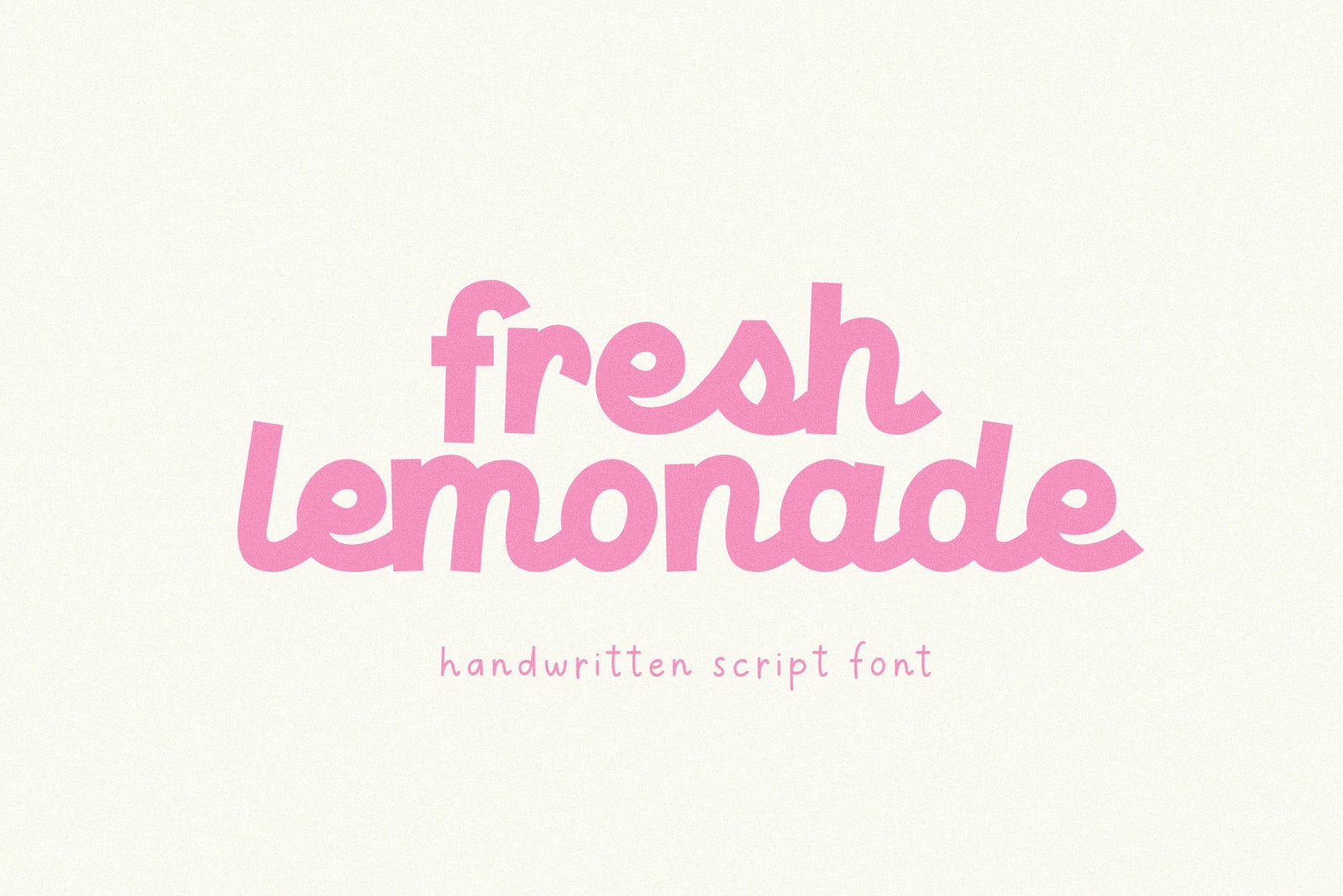 Fresh Lemonade Font Handwritten Script Font Cricut Fonts Etsy