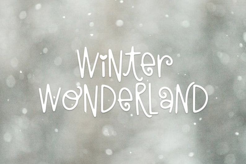 Christmas Kisses Font Christmas Font Holiday Font Fonts  Etsy