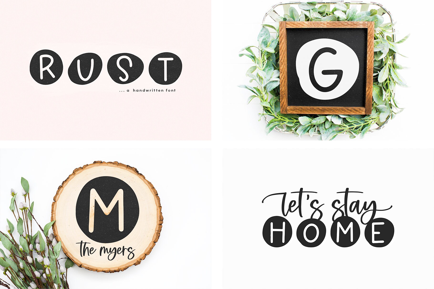 Farmhouse Font Bundle - Fonts for Crafters, Cricut Fonts, Farmhouse ...