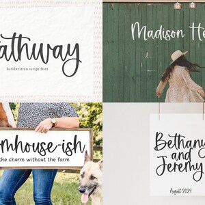 Farmhouse Font Bundle - Cricut Fonts, Farmhouse Fonts, Rustic Fonts ...