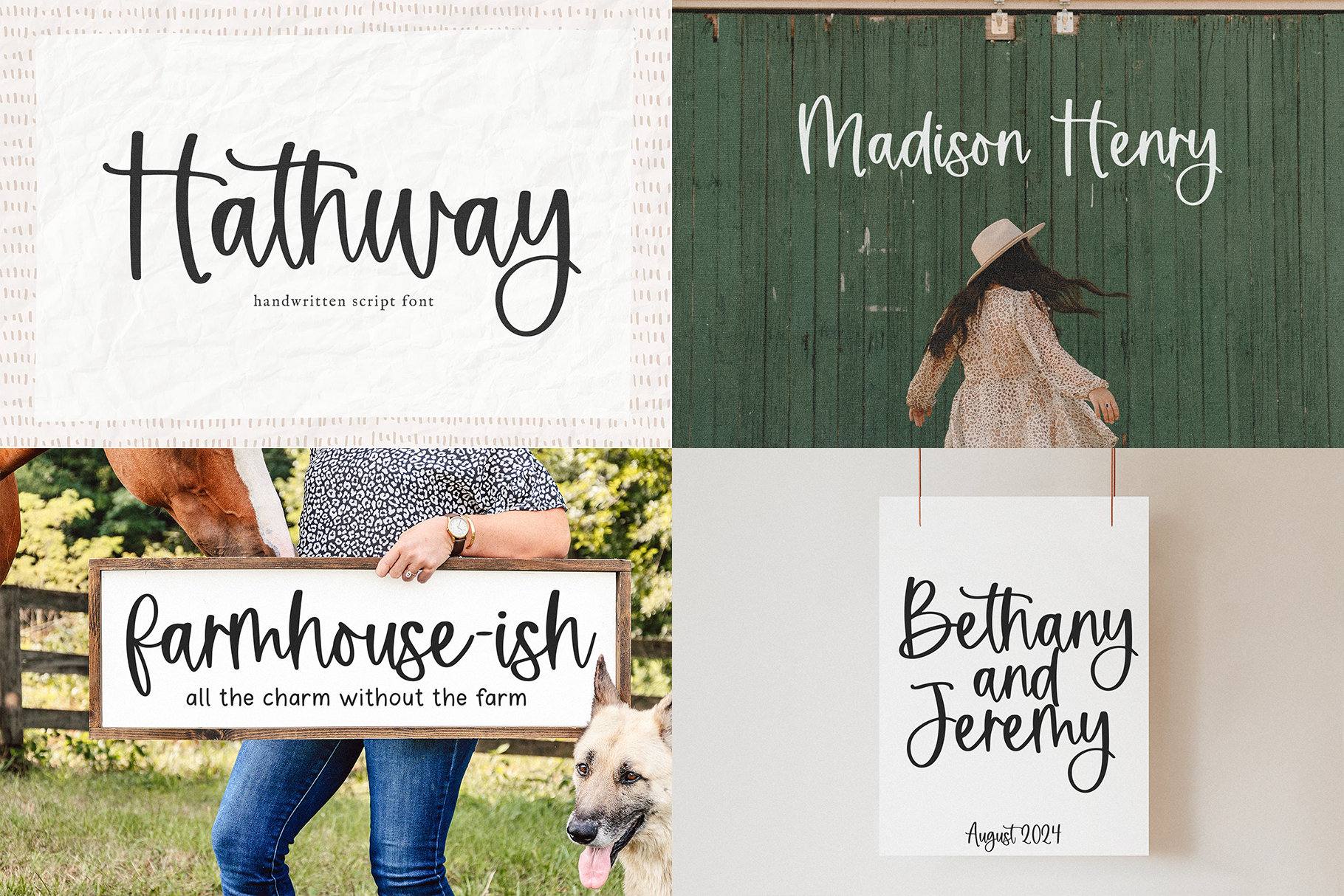 Farmhouse Font Bundle - Cricut Fonts, Farmhouse Fonts, Rustic Fonts ...