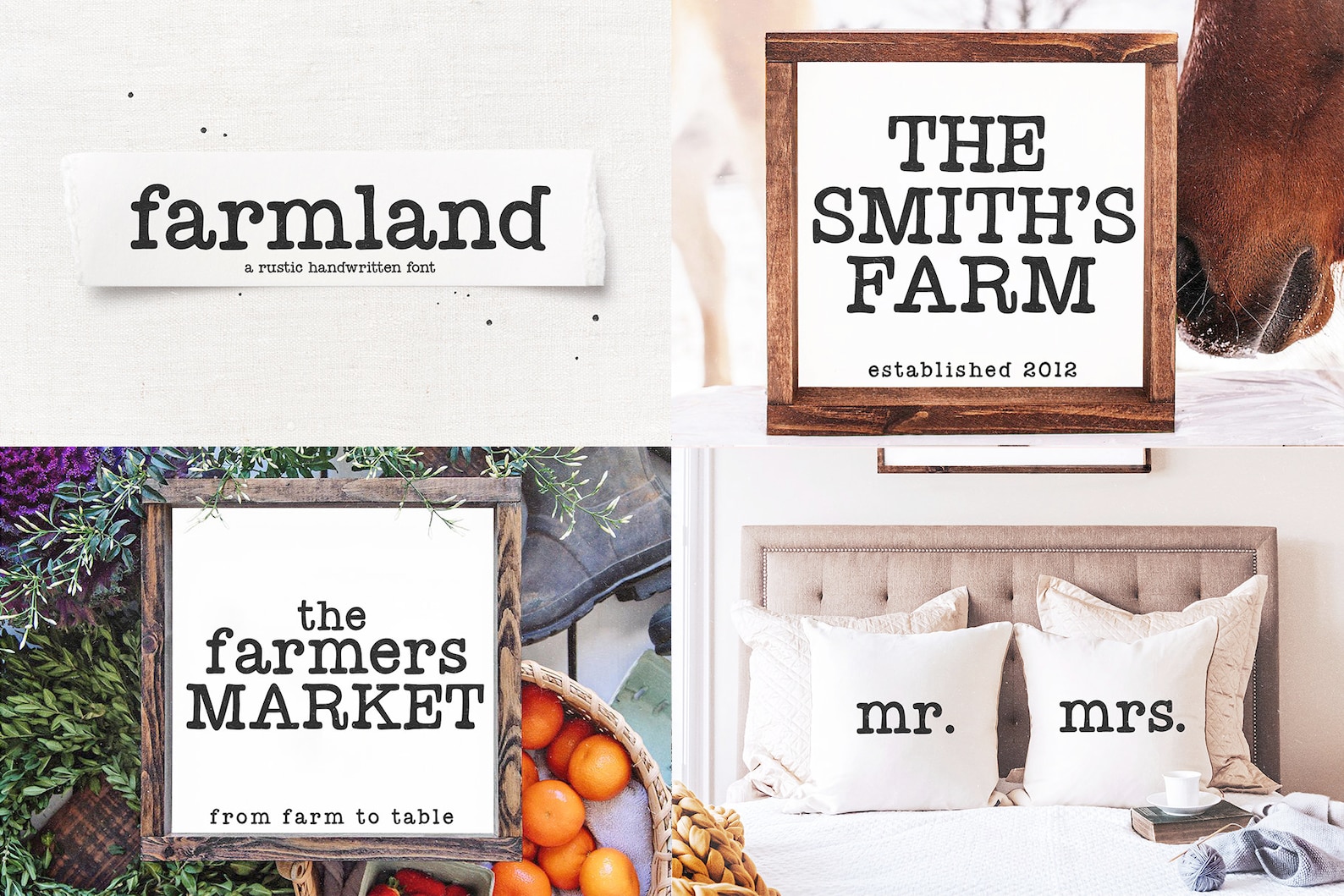 Modern Farmhouse Font Bundle - Cricut Fonts, Farmhouse Fonts, Rustic ...